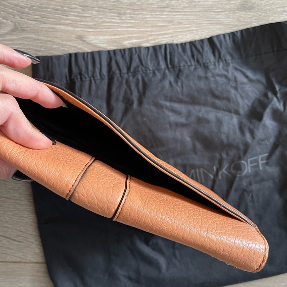 SALE 💋 • NWOT Rebecca Minkoff • Studded Salmon Clutch - Picture 4 of 8